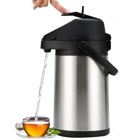 Airpot Thermos Stainless Steel Coffee Carafe Inox Termo Hot Cold Water Termoc Vacuum Flask 