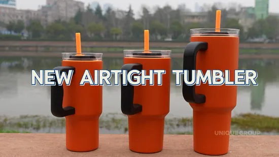 40oz Stainless Steel Sublimation Thermal Metal Insulated Tumbler Cup for Car Travel Iced Coffee Cold Drink 