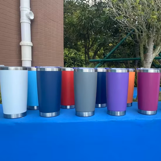 Outdoor Thermal Insulation 20oz Stanley Stacking Pint Tumbler Stainless Steel Double Wall Insulated Beer Mugs